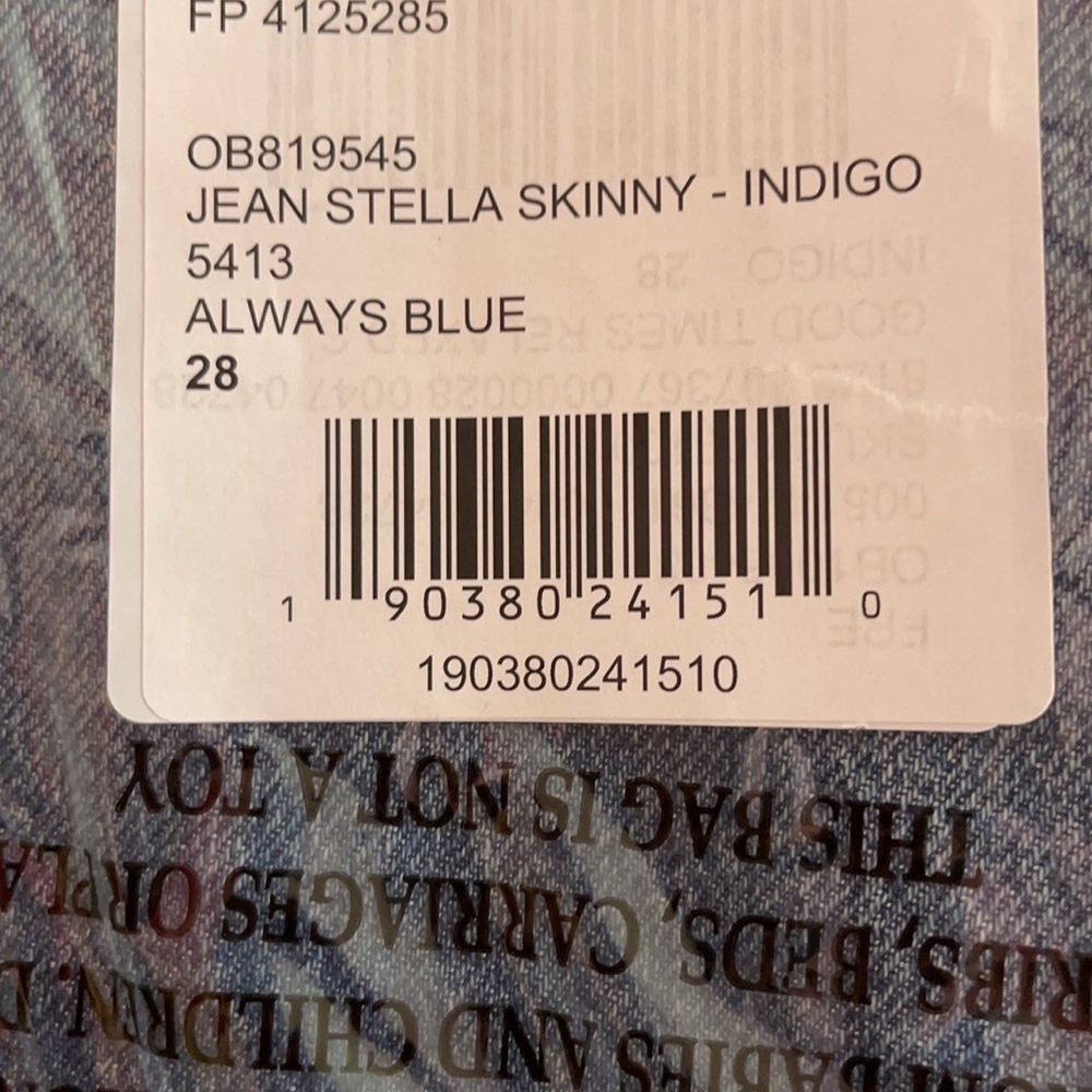 Free people Stella Skinny Jeans indigo blue - Picture 7 of 9